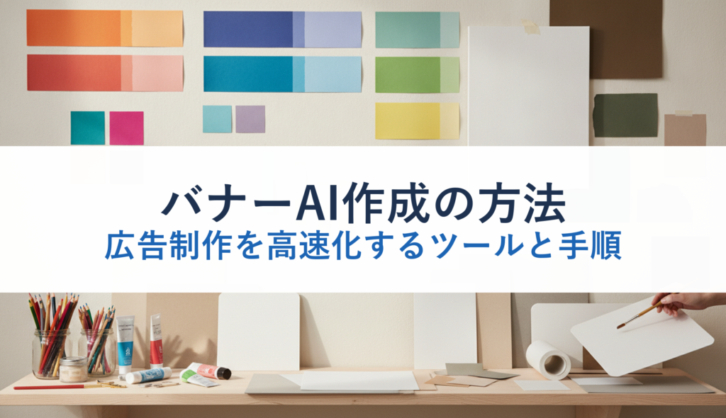 バナーAI作成の方法｜広告制作を高速化するツールと手順