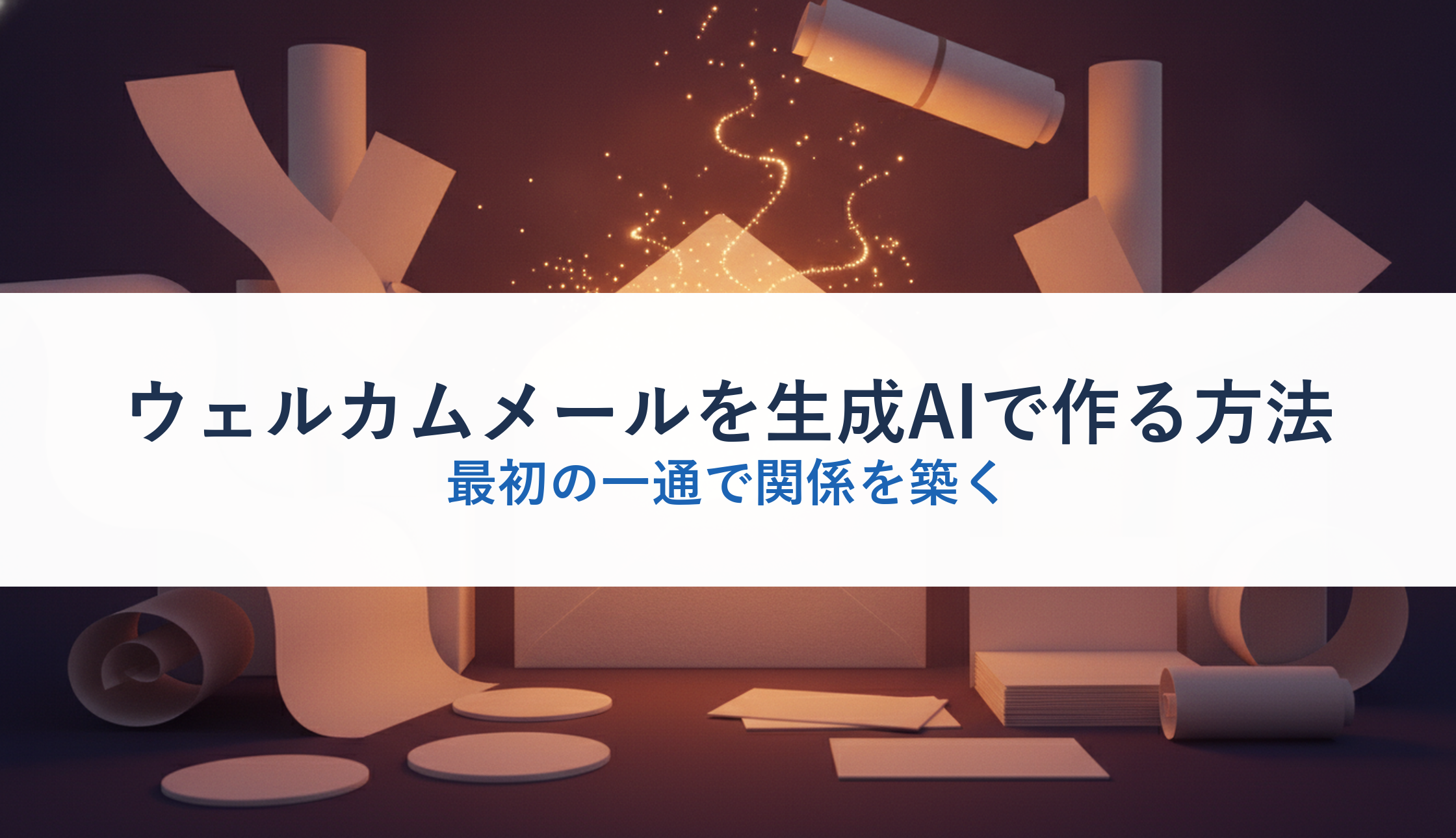 ウェルカムメールを生成AIで作る方法｜最初の一通で関係を築く