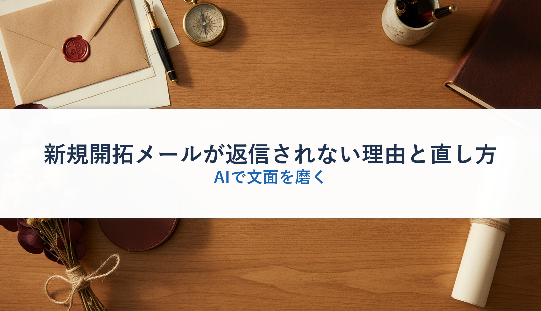 新規開拓メールが返信されない理由と直し方｜AIで文面を磨く