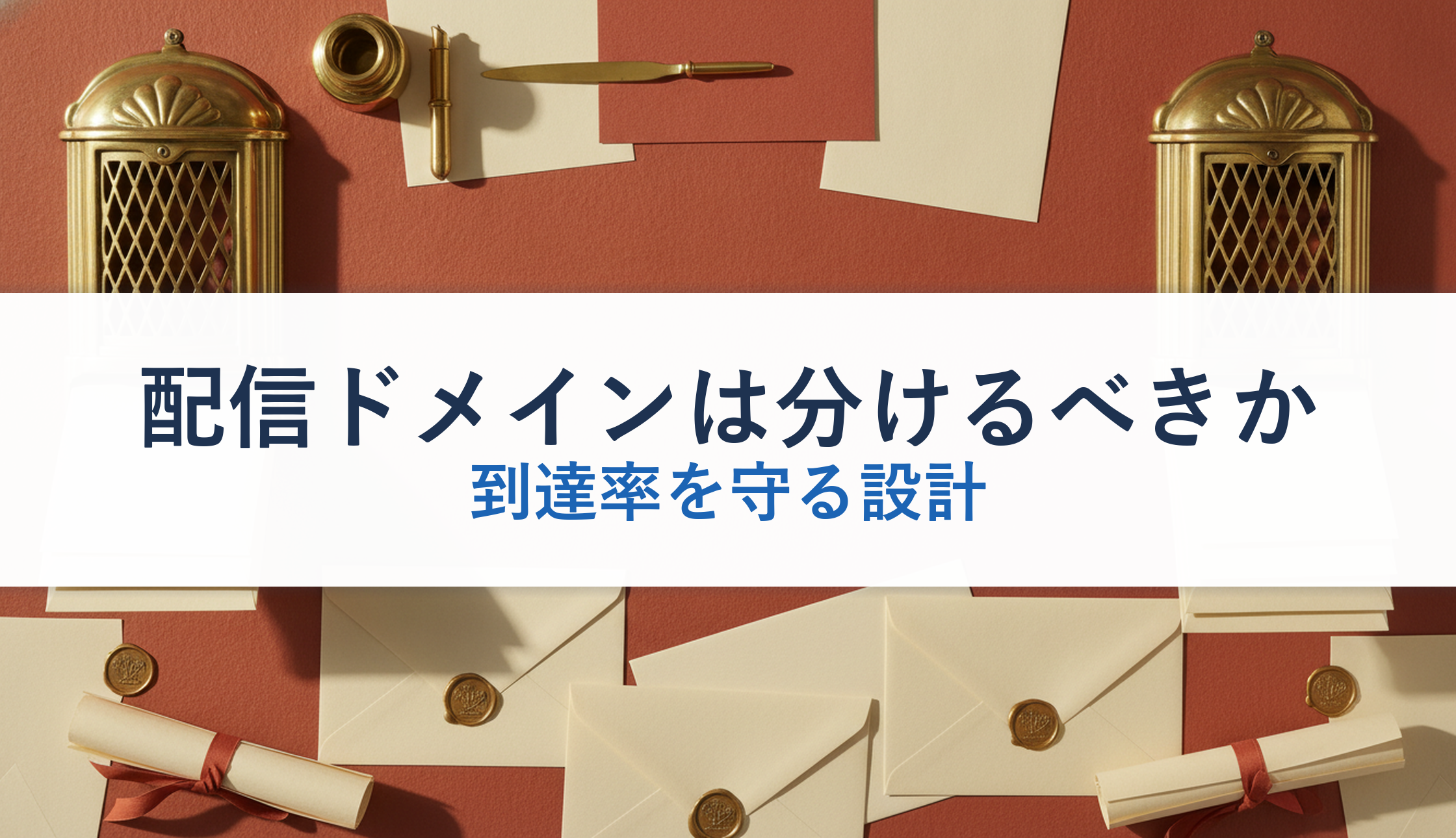 配信ドメインは分けるべきか｜到達率を守る設計