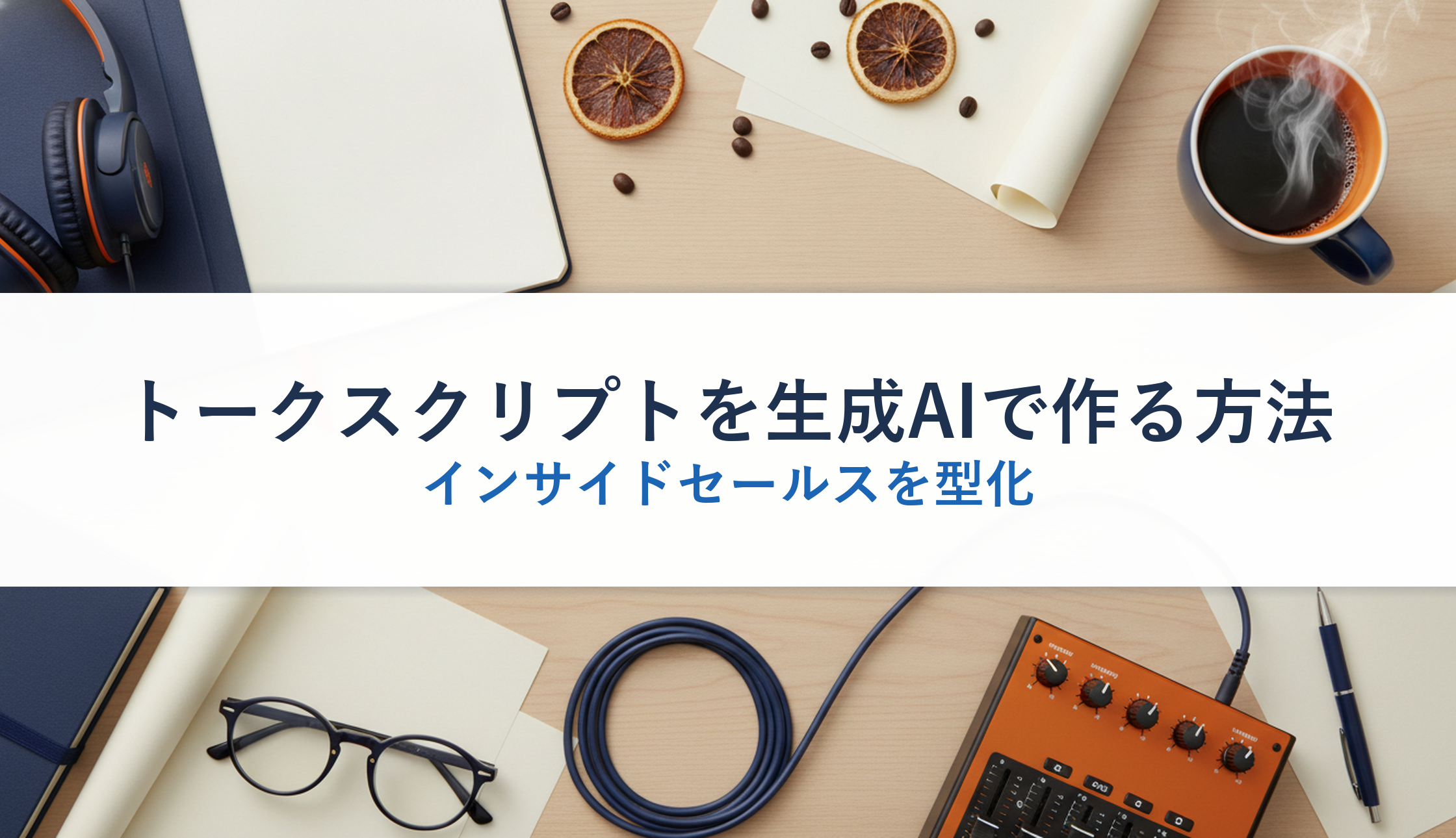 トークスクリプトを生成AIで作る方法｜インサイドセールスを型化