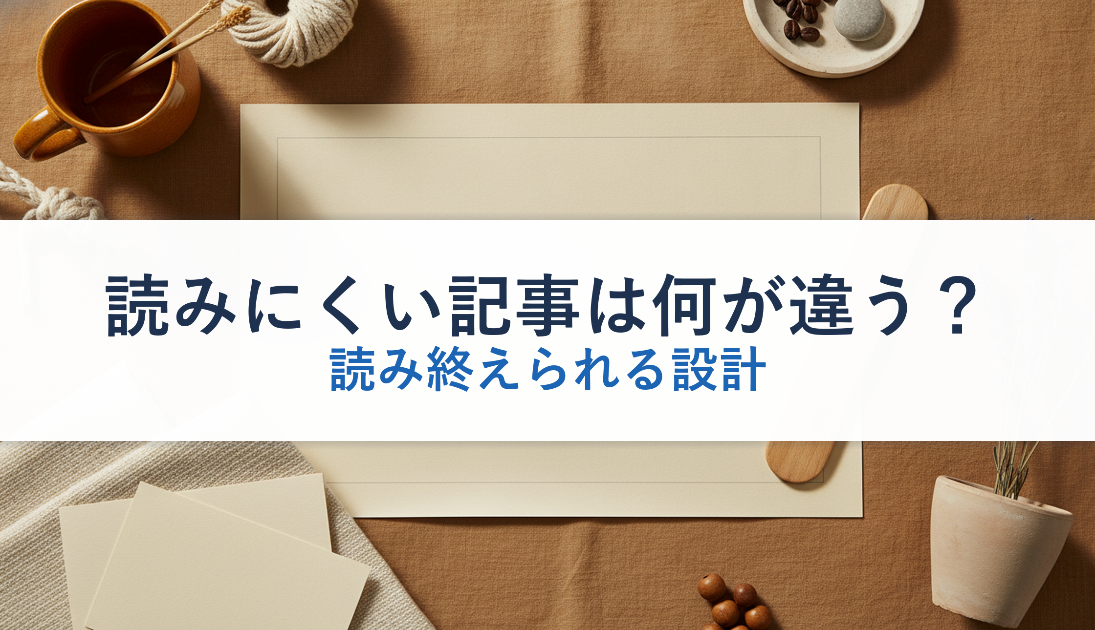読みにくい記事は何が違う？｜読み終えられる設計