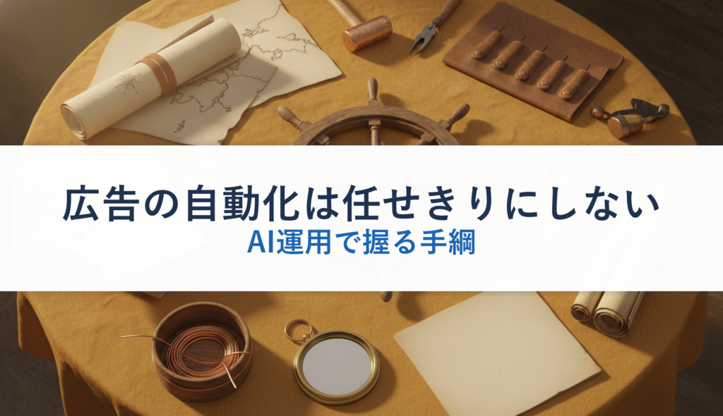 広告の自動化は任せきりにしない｜AI運用で握る手綱