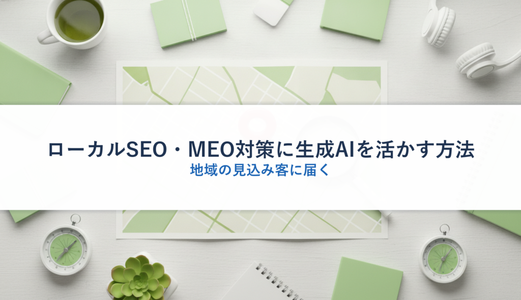 ローカルSEO・MEO対策に生成AIを活かす方法｜地域の見込み客に届く