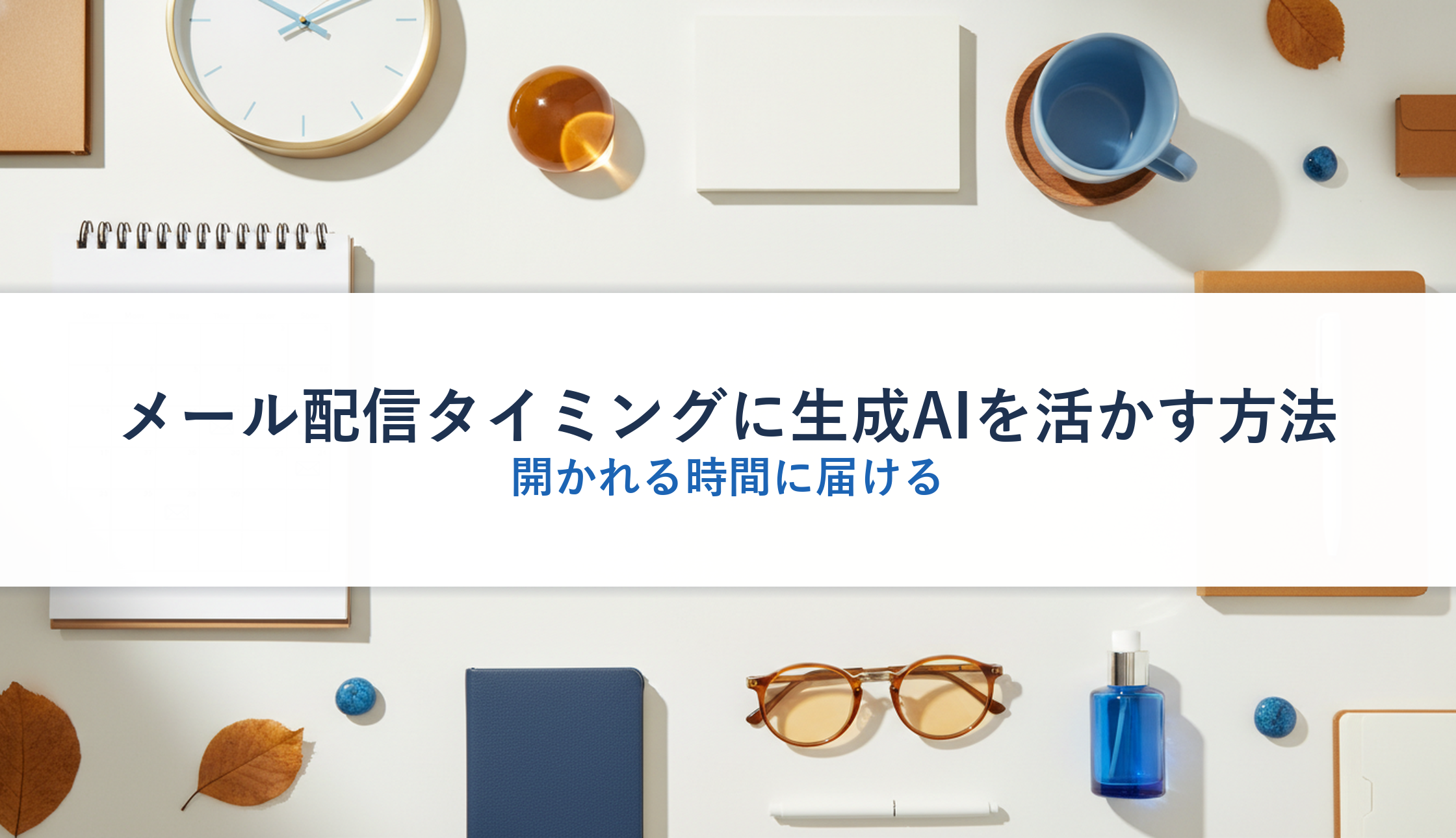 メール配信タイミングに生成AIを活かす方法｜開かれる時間に届ける