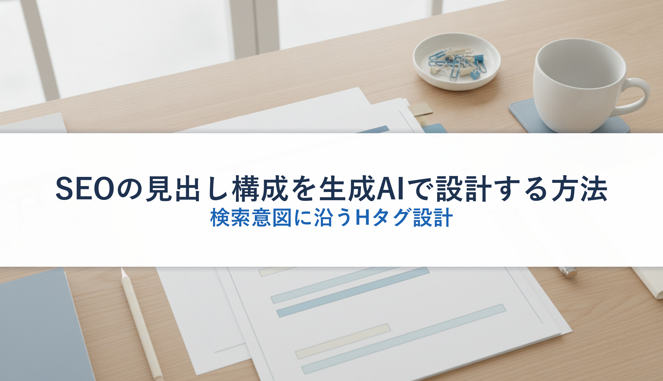 SEOの見出し構成を生成AIで設計する方法｜検索意図に沿うHタグ設計