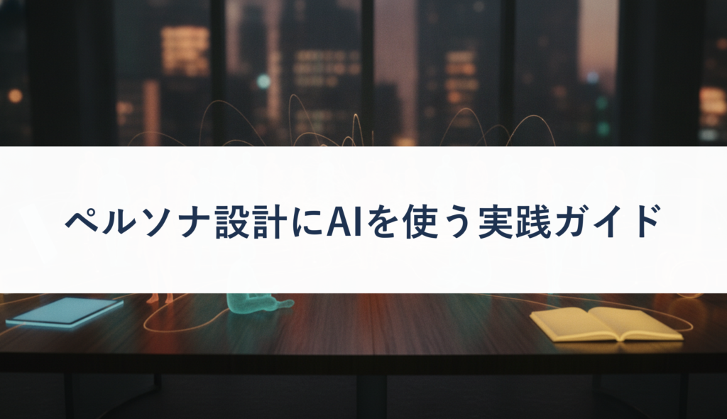 ペルソナ設計にAIを使う実践ガイド
