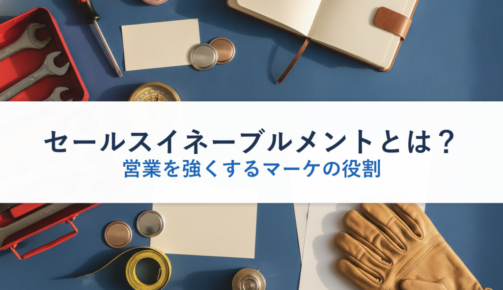 セールスイネーブルメントとは？｜営業を強くするマーケの役割