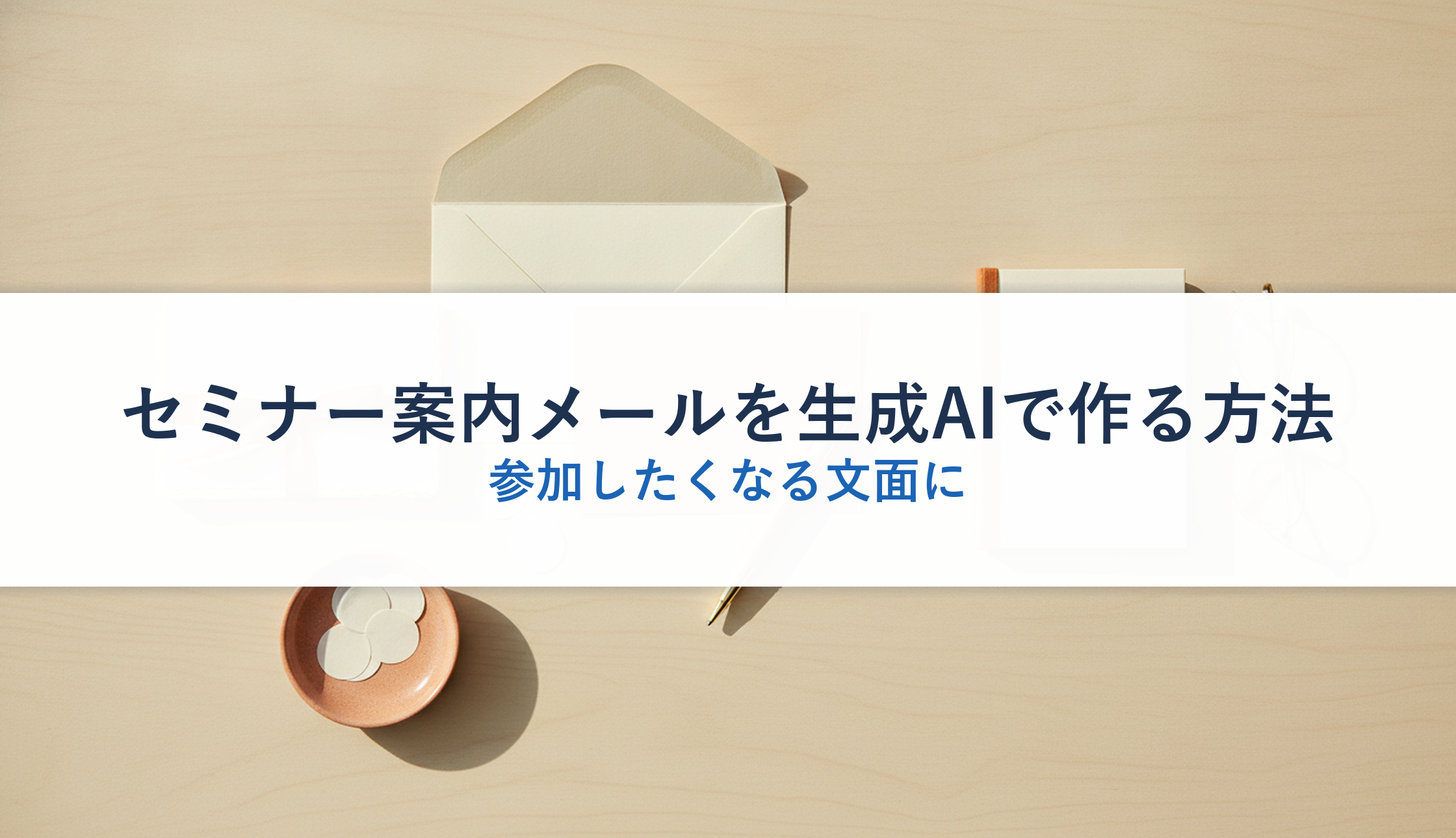 セミナー案内メールを生成AIで作る方法|参加したくなる文面に