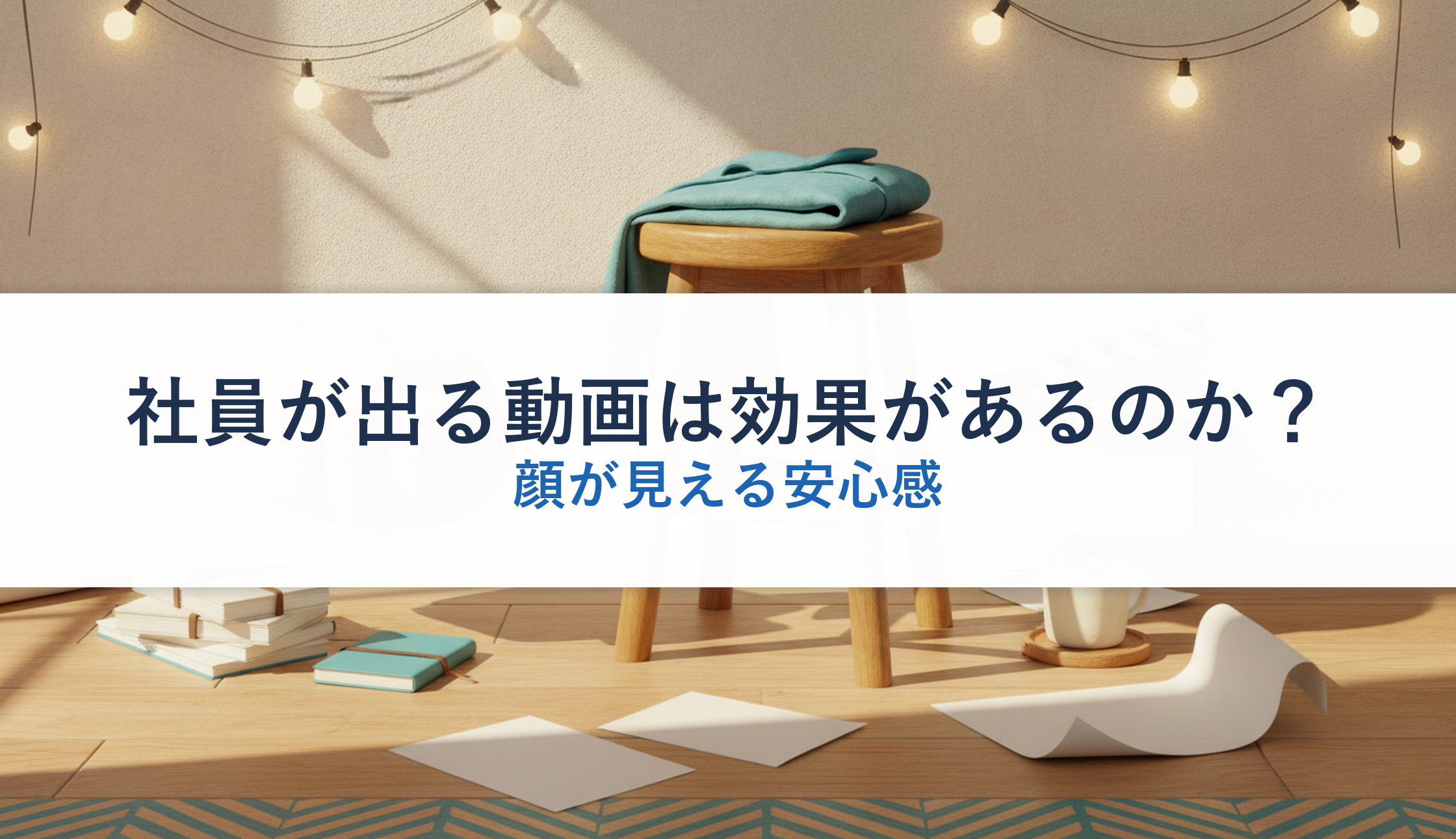 社員が出る動画は効果があるのか？｜顔が見える安心感