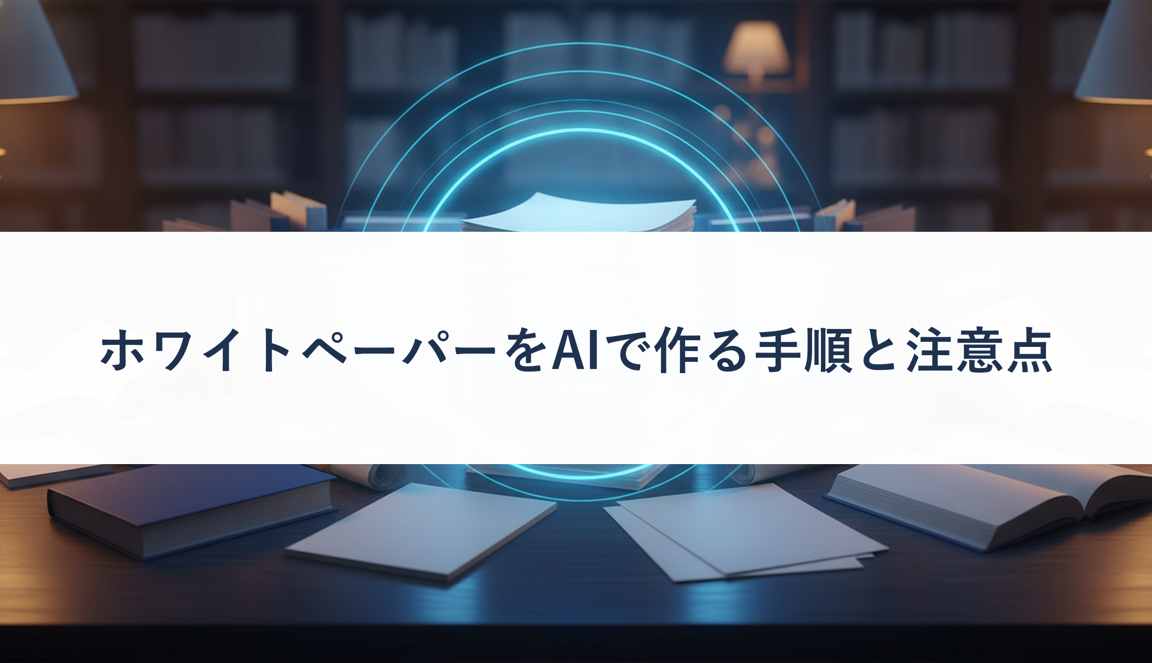 ホワイトペーパーをAIで作る手順と注意点