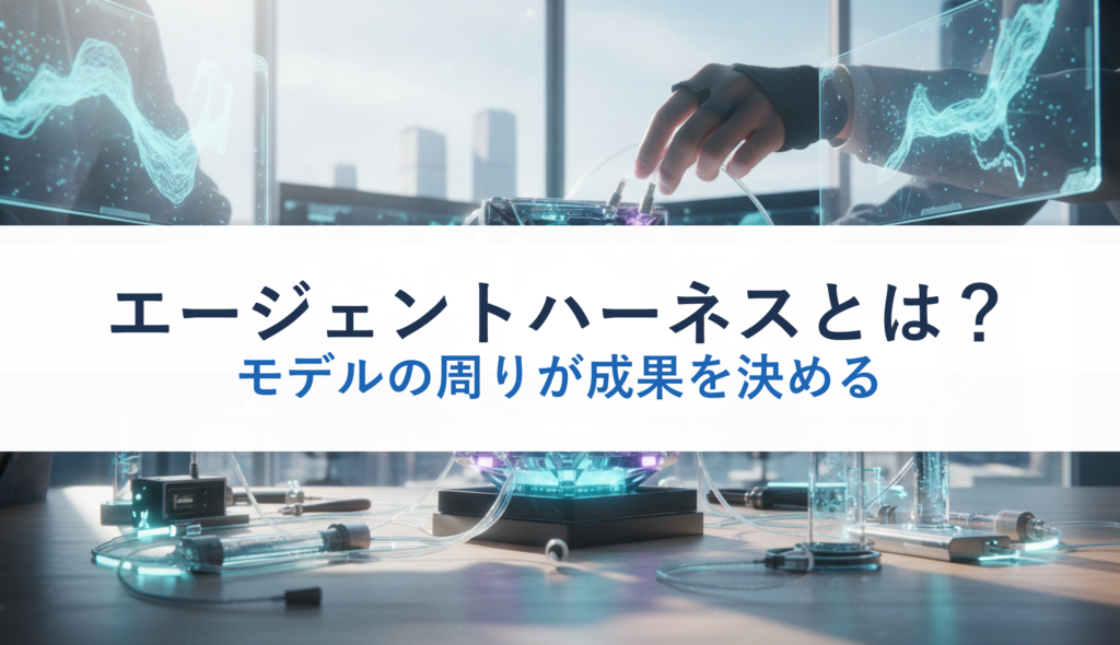 エージェントハーネスとは？｜モデルの周りが成果を決める