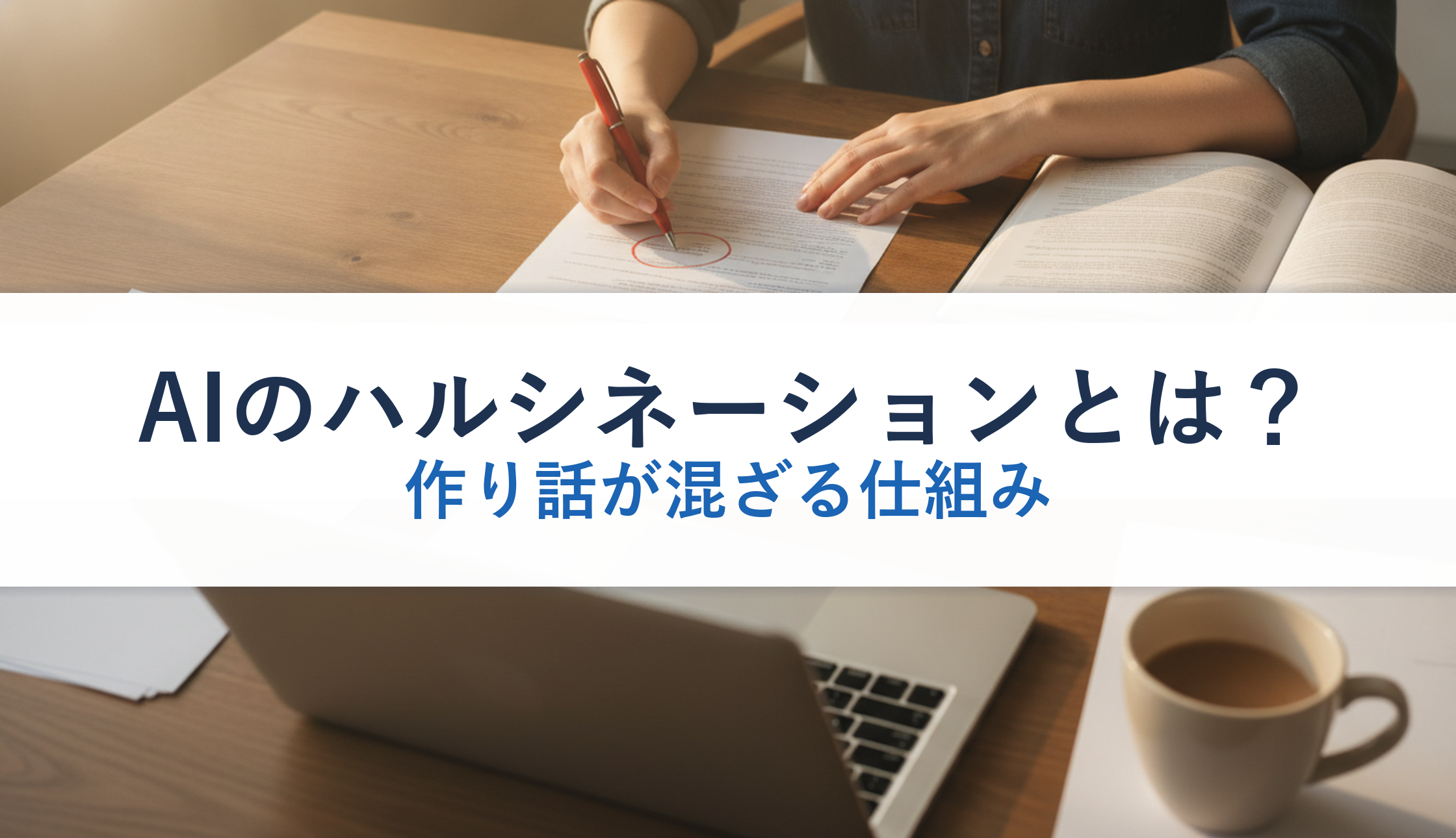 AIのハルシネーションとは?|作り話が混ざる仕組み