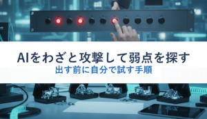 AIをわざと攻撃して弱点を探す｜出す前に自分で試す手順