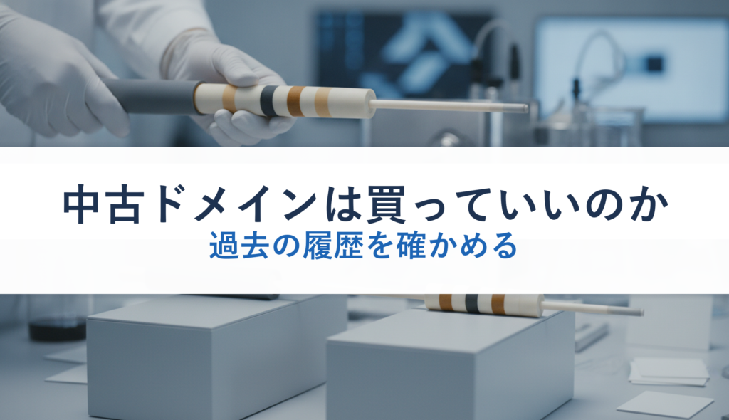 中古ドメインは買っていいのか｜過去の履歴を確かめる