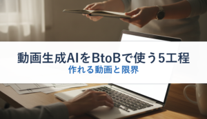 動画生成AIをBtoBで使う5工程｜作れる動画と限界