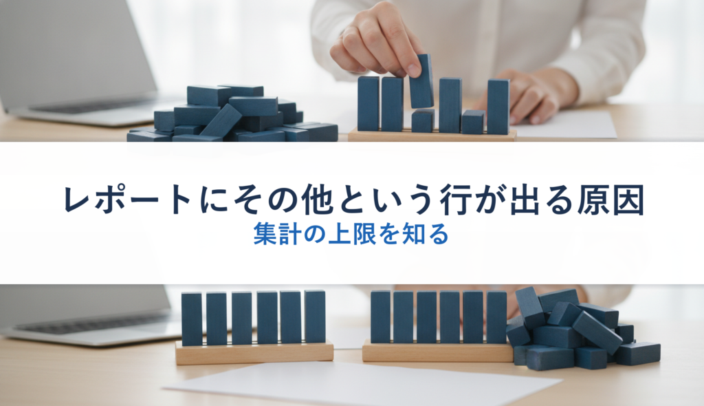 レポートにその他という行が出る原因｜集計の上限を知る
