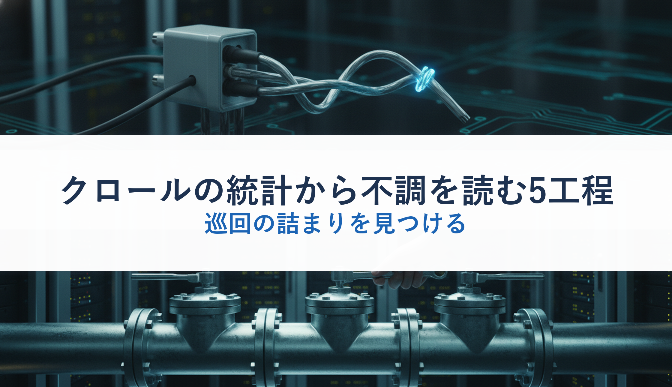 クロールの統計から不調を読む5工程｜巡回の詰まりを見つける