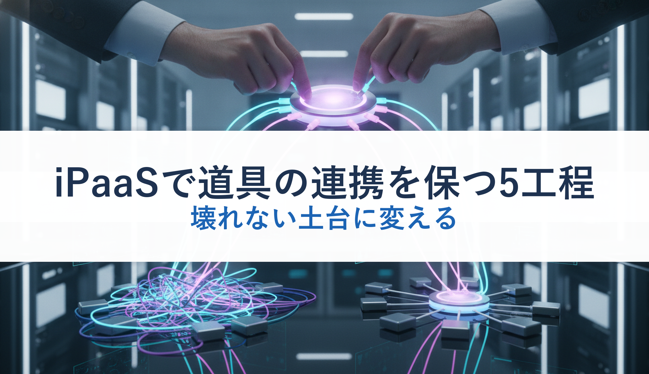 iPaaSで道具の連携を保つ5工程｜壊れない土台に変える