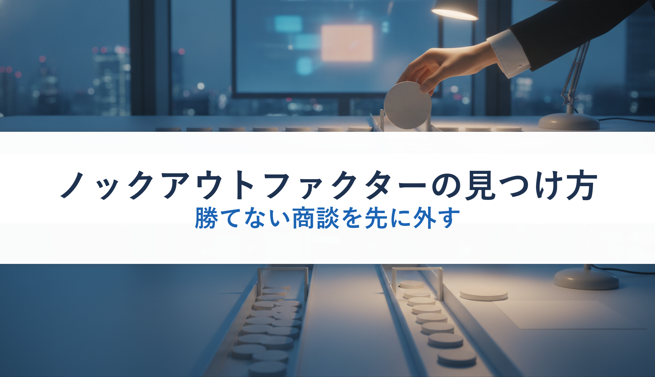 ノックアウトファクターの見つけ方｜勝てない商談を先に外す