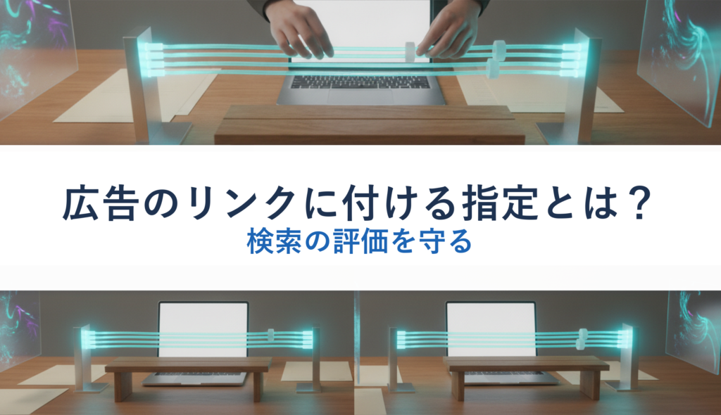 広告のリンクに付ける指定とは？｜検索の評価を守る