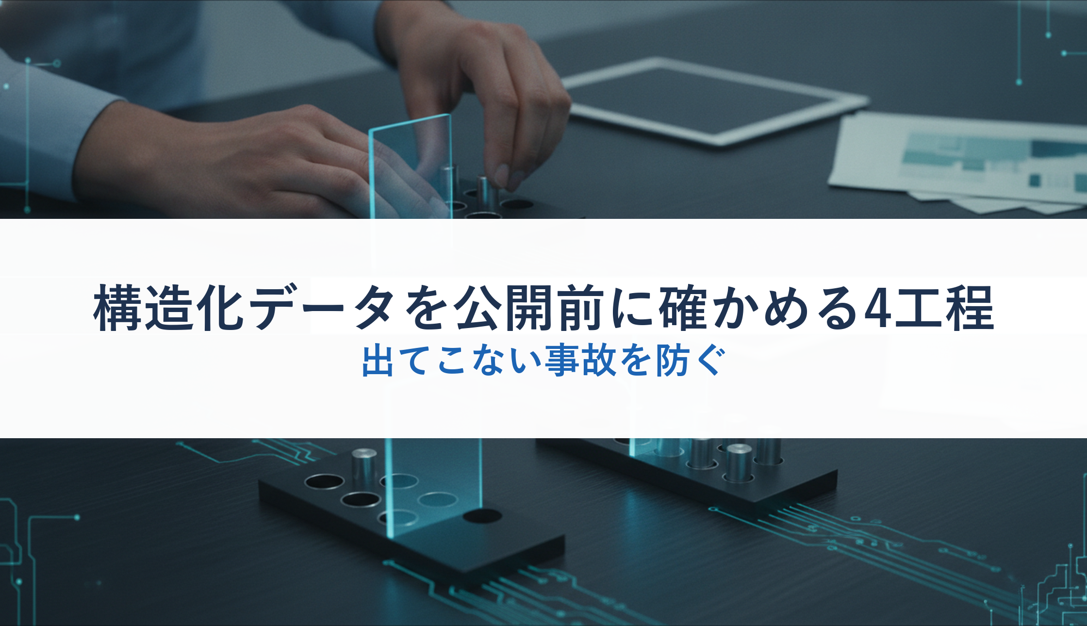 構造化データを公開前に確かめる4工程|出てこない事故を防ぐ