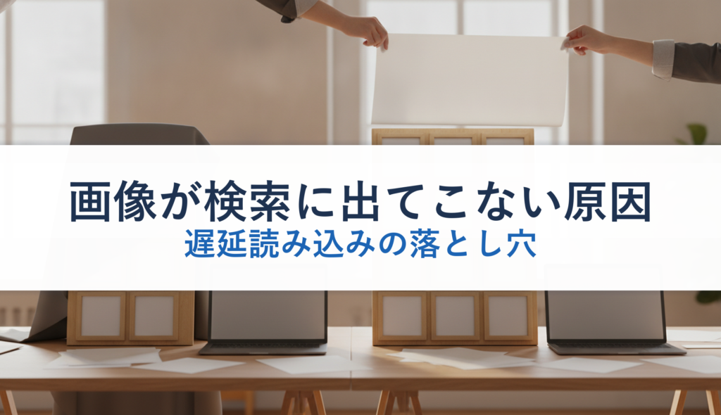 画像が検索に出てこない原因｜遅延読み込みの落とし穴