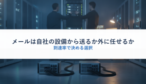 メールは自社の設備から送るか外に任せるか｜到達率で決める選択