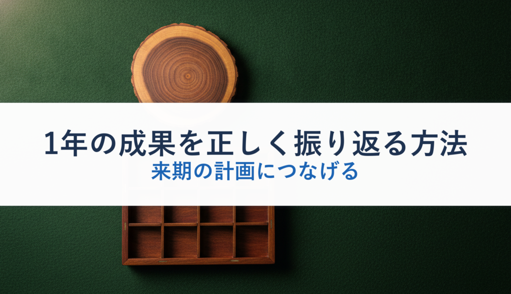1年の成果を正しく振り返る方法｜来期の計画につなげる