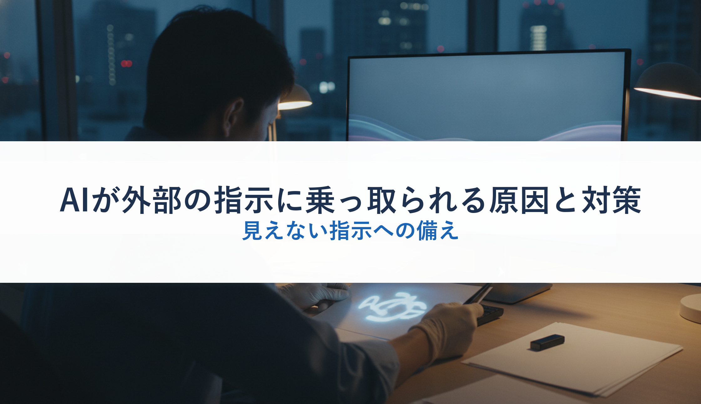 AIが外部の指示に乗っ取られる原因と対策｜見えない指示への備え