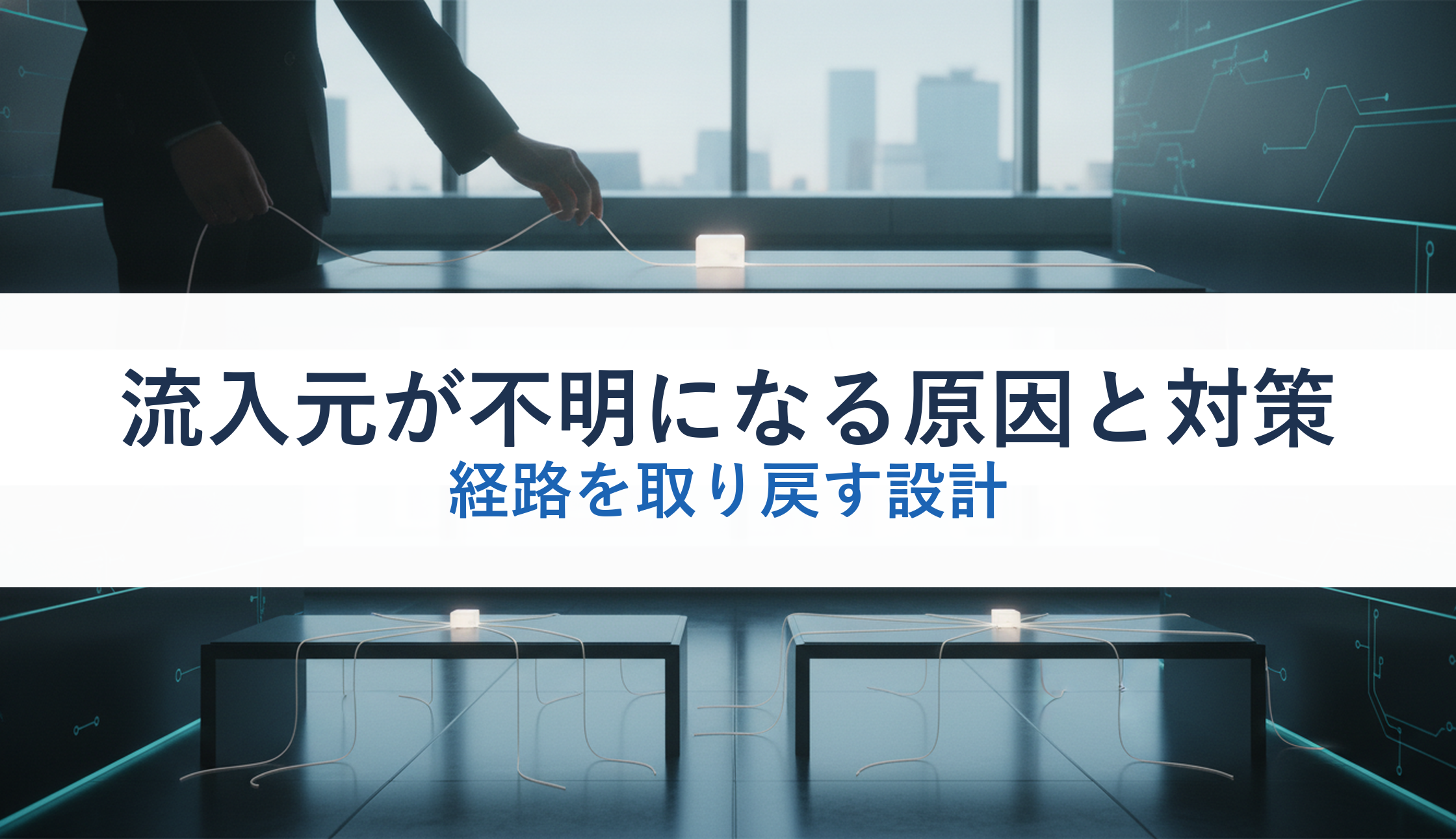 流入元が不明になる原因と対策｜経路を取り戻す設計
