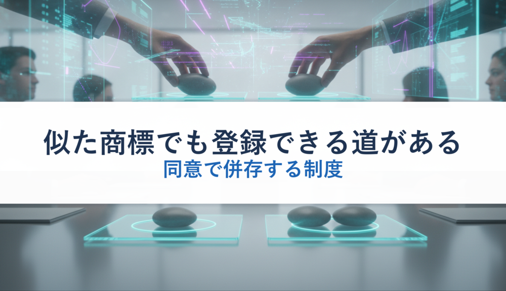 似た商標でも登録できる道がある｜同意で併存する制度