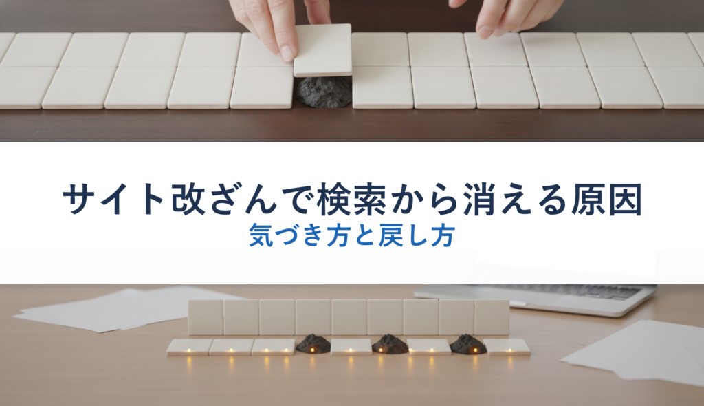 サイト改ざんで検索から消える原因｜気づき方と戻し方