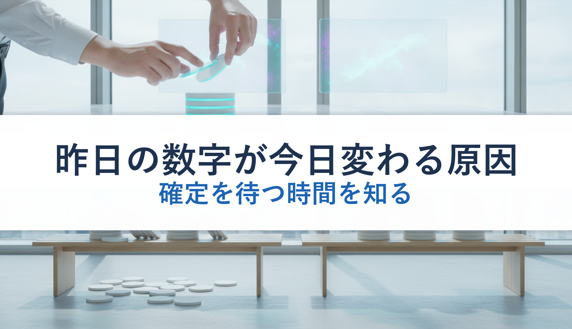昨日の数字が今日変わる原因｜確定を待つ時間を知る