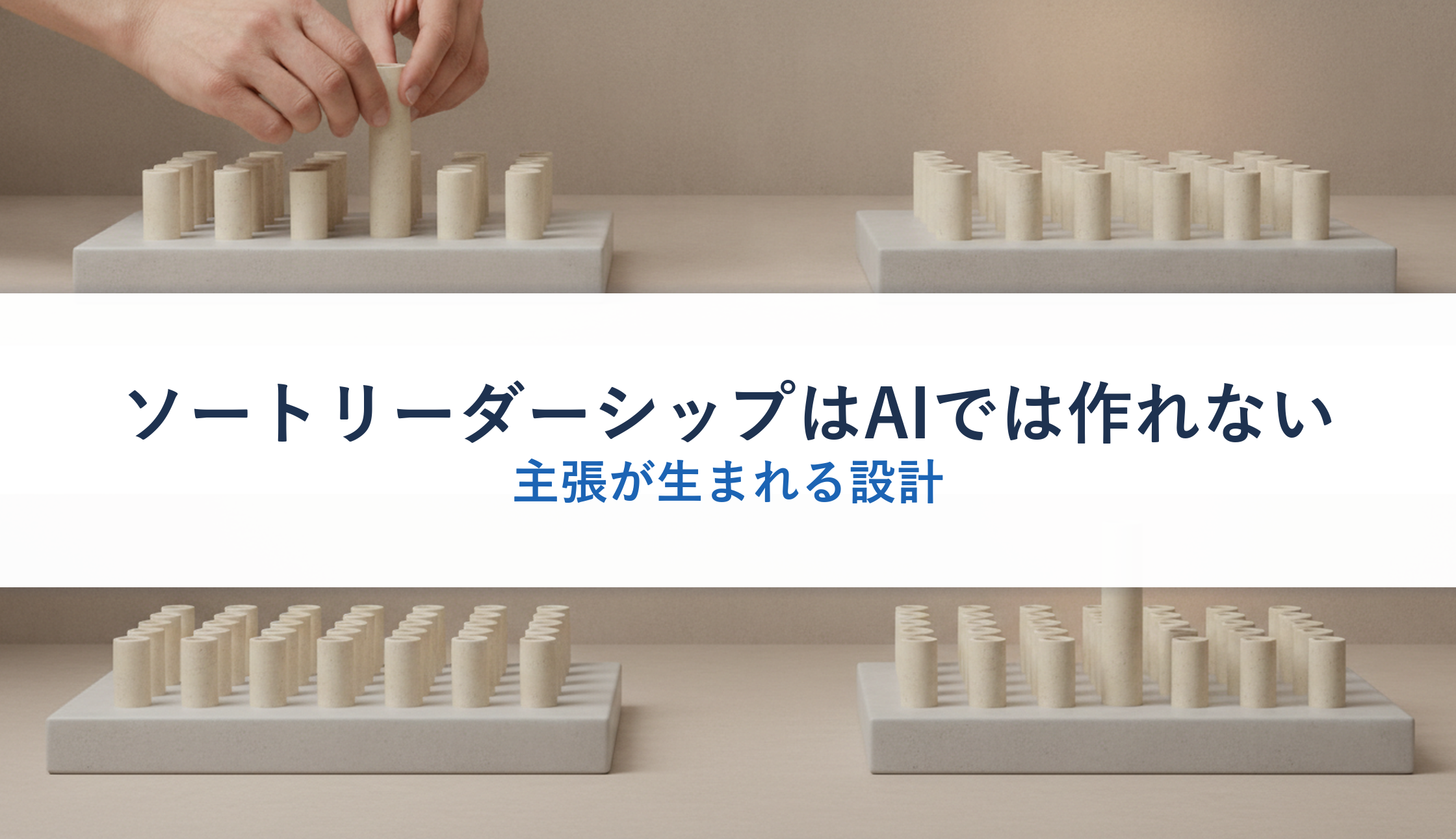 ソートリーダーシップはAIでは作れない|主張が生まれる設計