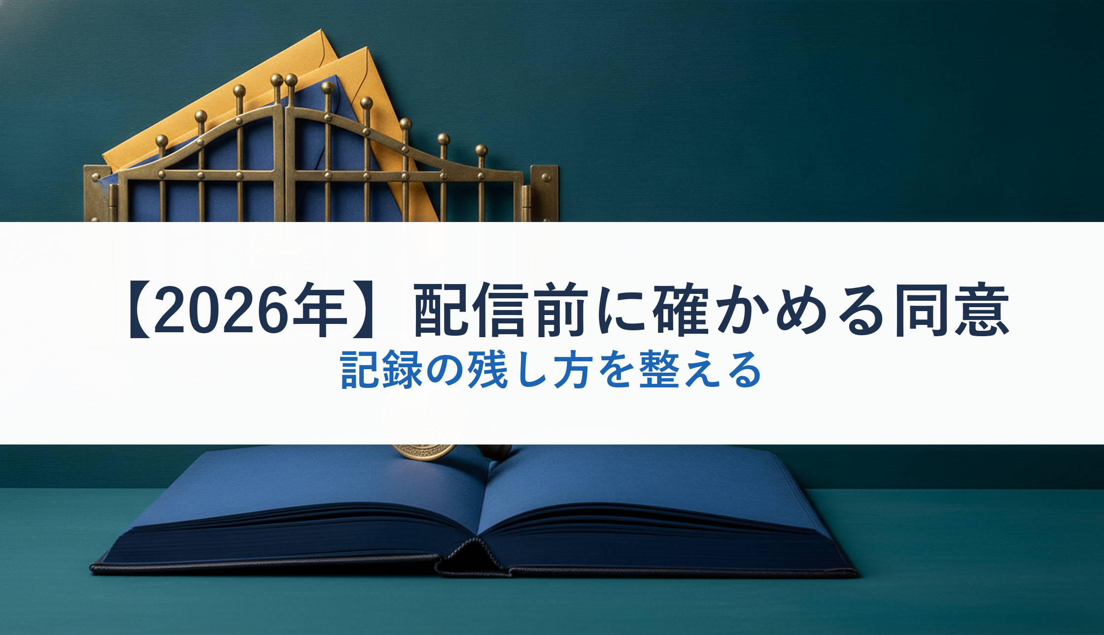 【2026年】配信前に確かめる同意｜記録の残し方を整える