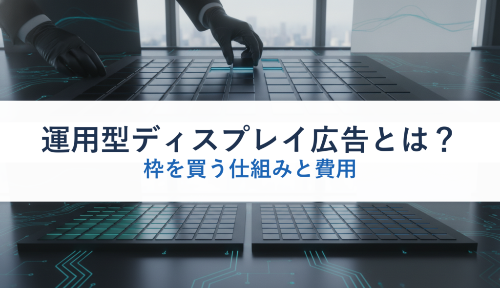 運用型ディスプレイ広告とは？｜枠を買う仕組みと費用