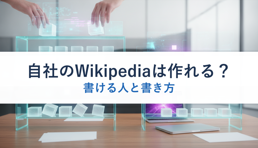 自社のWikipediaは作れる？｜書ける人と書き方