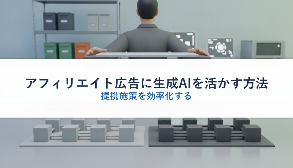 アフィリエイト広告に生成AIを活かす方法｜提携施策を効率化する