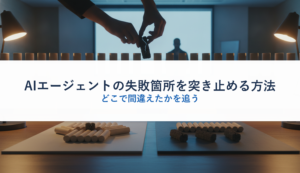 AIエージェントの失敗箇所を突き止める方法｜どこで間違えたかを追う