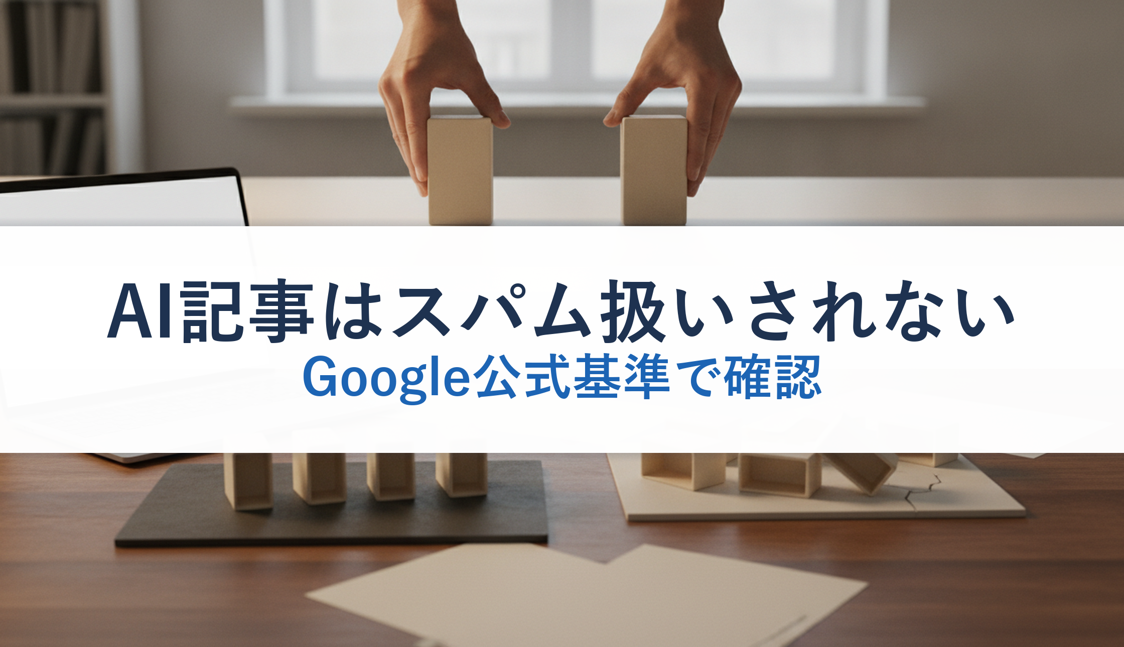 AI記事はスパム扱いされない|Google公式基準で確認