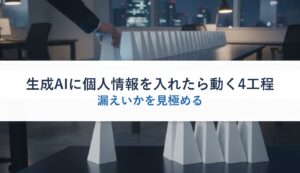 生成AIに個人情報を入れたら動く4工程｜漏えいかを見極める