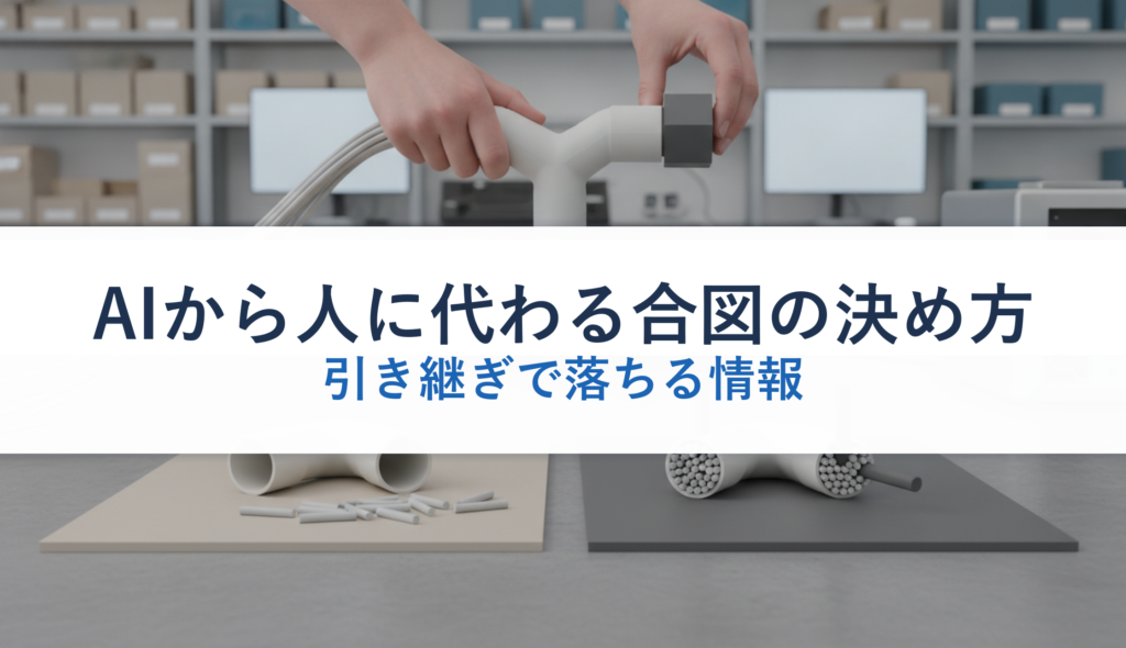 AIから人に代わる合図の決め方｜引き継ぎで落ちる情報