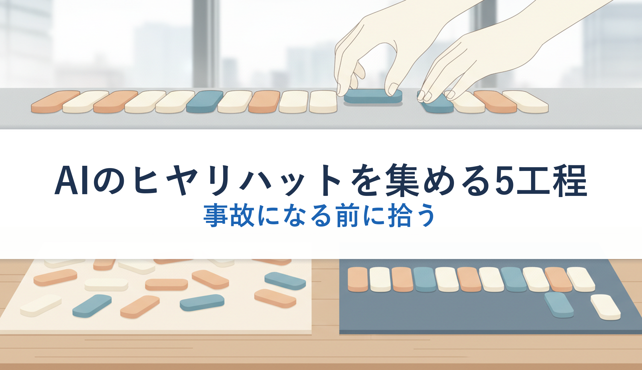 AIのヒヤリハットを集める5工程|事故になる前に拾う