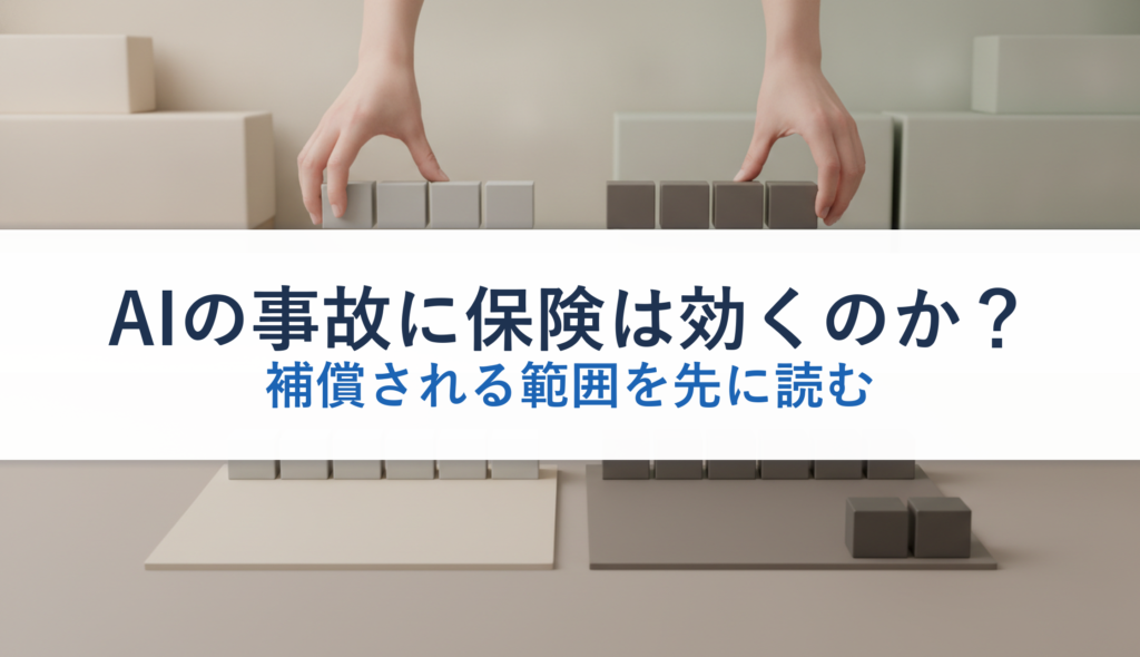 AIの事故に保険は効くのか？｜補償される範囲を先に読む