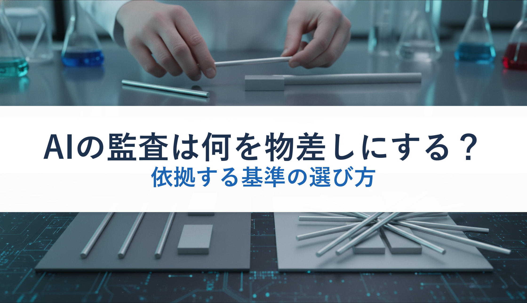 AIの監査は何を物差しにする？｜依拠する基準の選び方