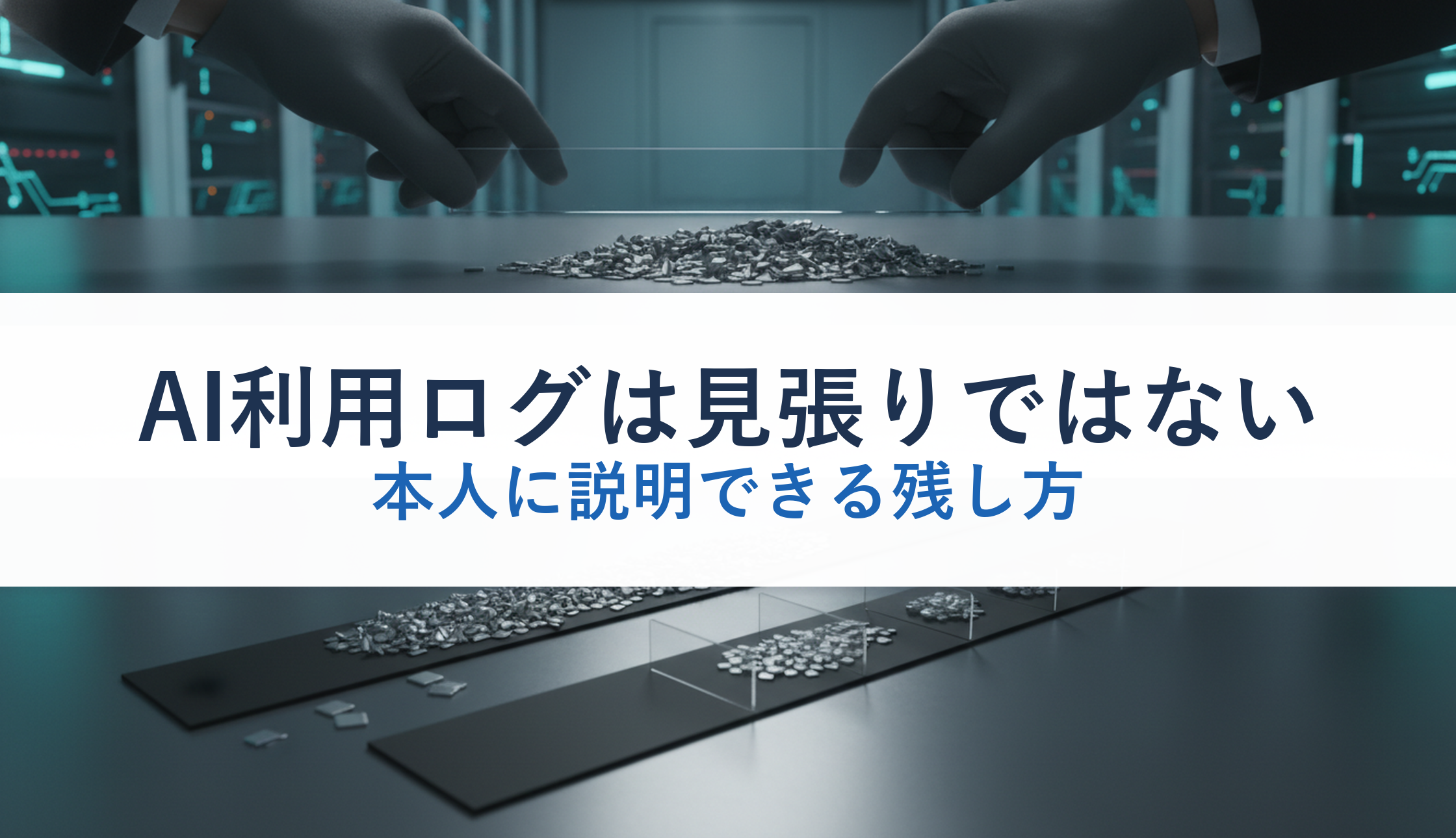 AI利用ログは見張りではない｜本人に説明できる残し方