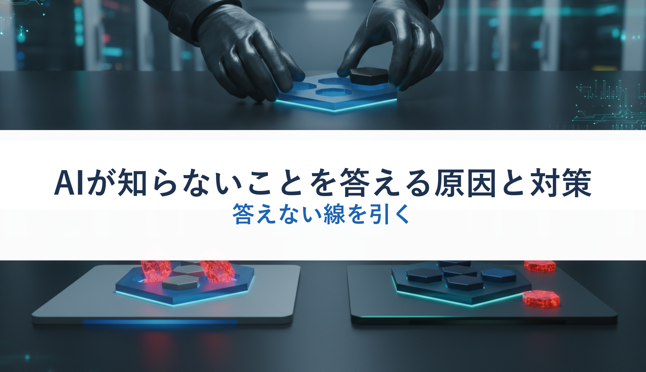 AIが知らないことを答える原因と対策｜答えない線を引く