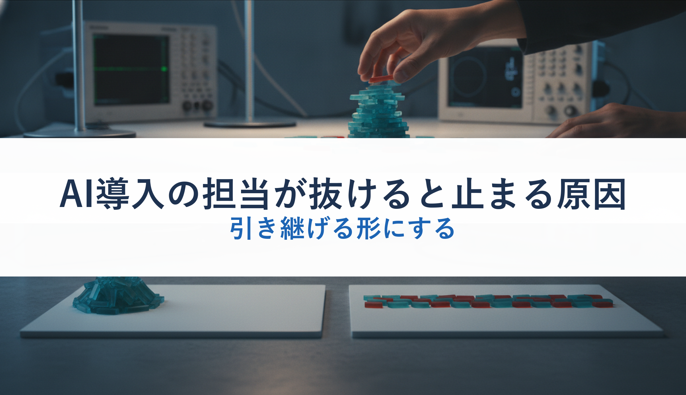 AI導入の担当が抜けると止まる原因｜引き継げる形にする