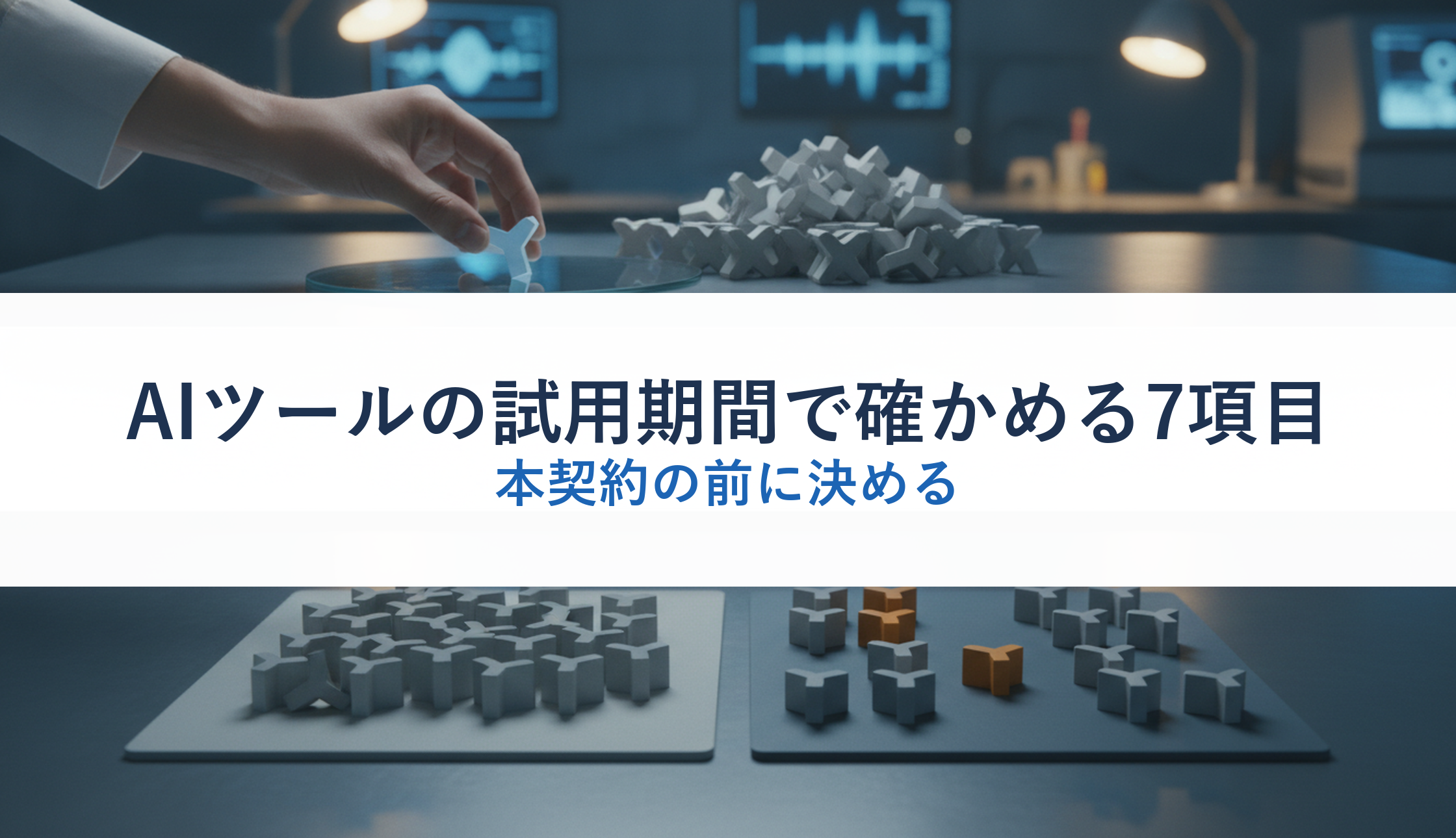 AIツールの試用期間で確かめる7項目|本契約の前に決める